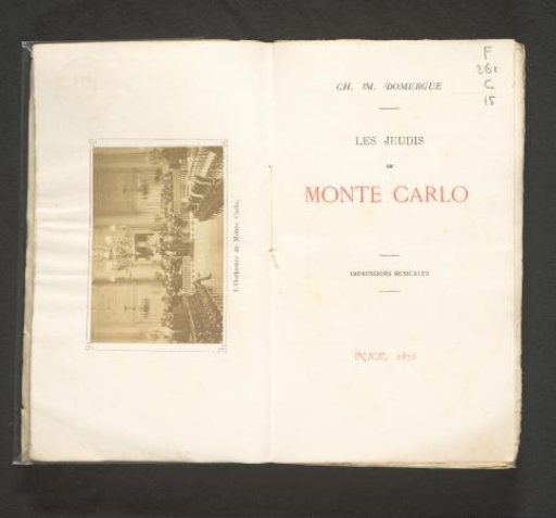 Group Portrait of the Monte Carlo Orchestra, Monaco
