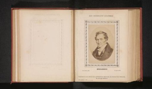 Photoreproduction of a portrait of François-Joseph-Victor Broussais