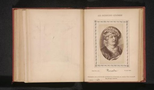 Photographic reproduction of a portrait of Paracelsus