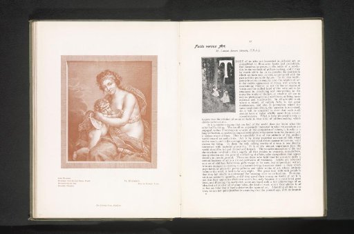 Reproduction of a Print of Venus and Amor