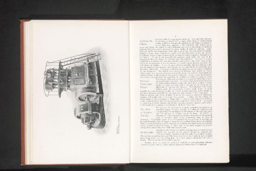 Reproduction of a drawing of an industrial machine