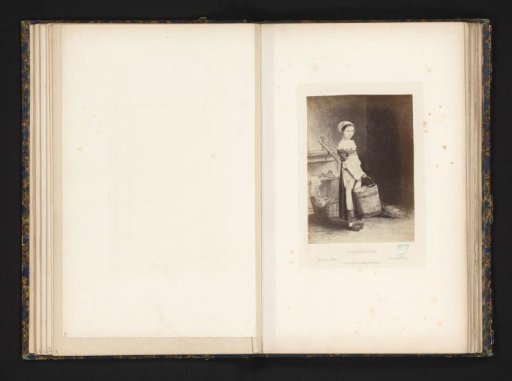 Photographic reproduction of a drawing of Alouette from Les Misérables by Victor Hugo