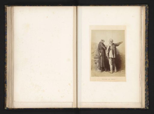 Photographic reproduction of a drawing of Jean Valjean taking revenge, from Les Misérables by Victor Hugo