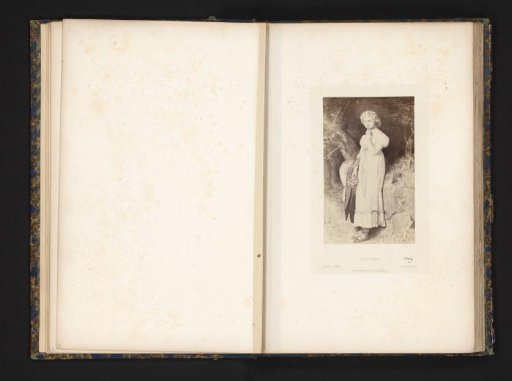Photographic reproduction of a drawing of Fantine from Les Misérables by Victor Hugo