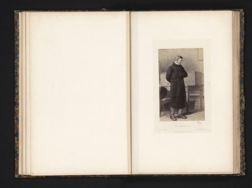 Photographic reproduction of a drawing of Monsieur Madeleine from Les Misérables by Victor Hugo