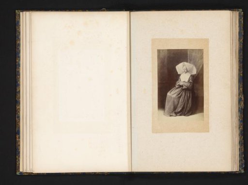 Photographic reproduction of a drawing of Sister Simplicia from Les Misérables by Victor Hugo
