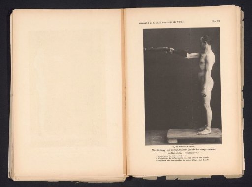 Unknown Nude Man, Profile, with a Rifle in His Right Hand