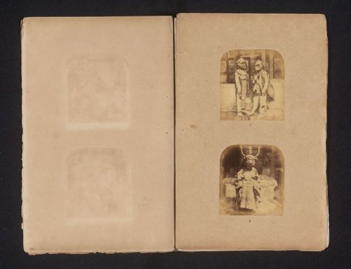 Two Actors with Masks from a Play in India