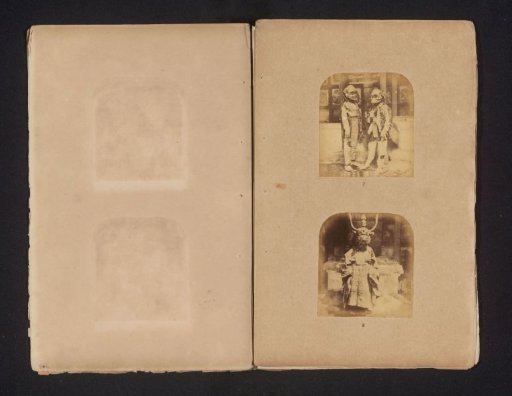 Actor with a Horned Mask from a Play in India