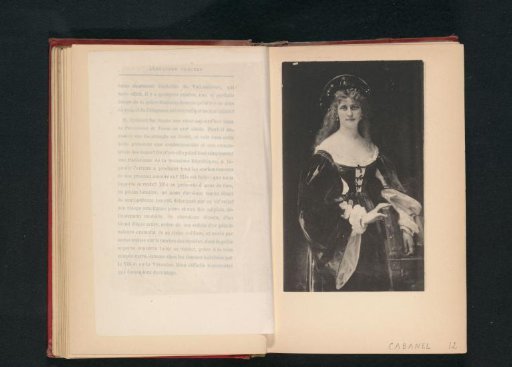 Photographic reproduction of the painting Patricienne de Venise