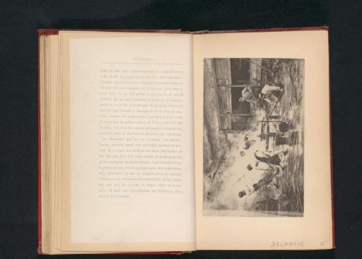 Photographic reproduction of a painting depicting a workshop