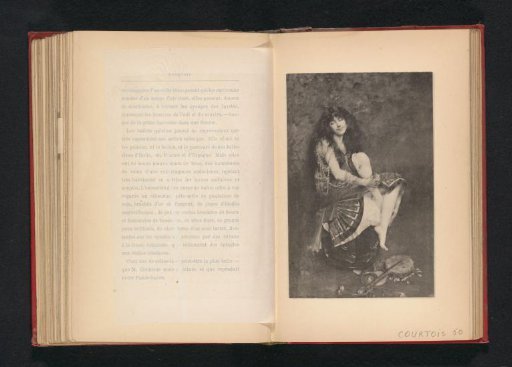 Photographic reproduction of the painting La Bayadère