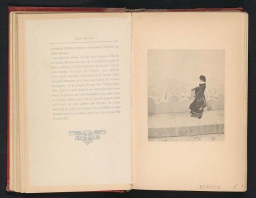 Photographic reproduction of a painting depicting a woman on a wall