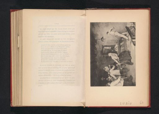 Photographic reproduction of the painting La grève des forgerons