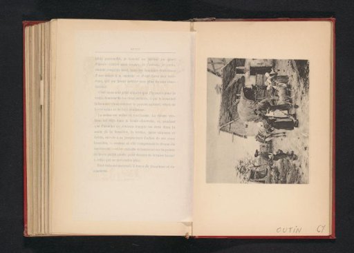 Photographic reproduction of the painting L'agneau vendu