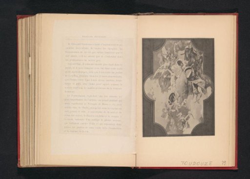 Photographic reproduction of the painting Le triomphe de Diane