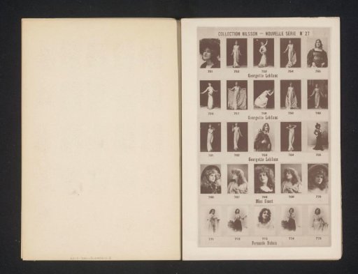 25 Portraits of Georgette Leblanc, Miss Guest, and Fernande Dubois