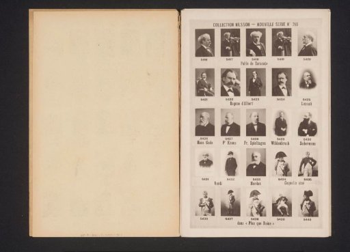 25 Portraits of Pablo de Sarasate, Eugène d'Albert and Others