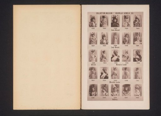 25 Portraits of Lucy Gérard, Marcelle Lender, and Dalbray