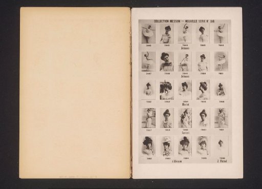 25 portraits of Johnson, Morlet, Santori, Emilie d'Alençon and J. Farnel