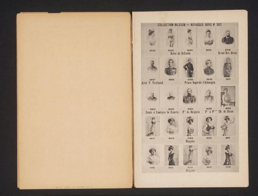 25 portraits of Queen Wilhelmina, Ferdinand I of Bulgaria and others