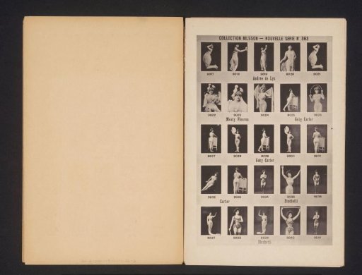 25 portraits of Andrée de Lys, Méaty Fleuron, Goby Carter and Stochetti