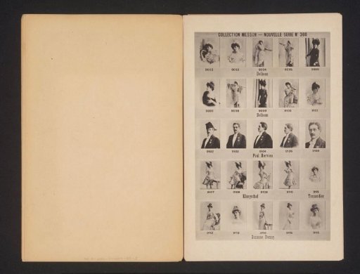 25 portraits of Delbeau, Paul Hervieu, Klarynthal, Tessandier and Suzanne Demay