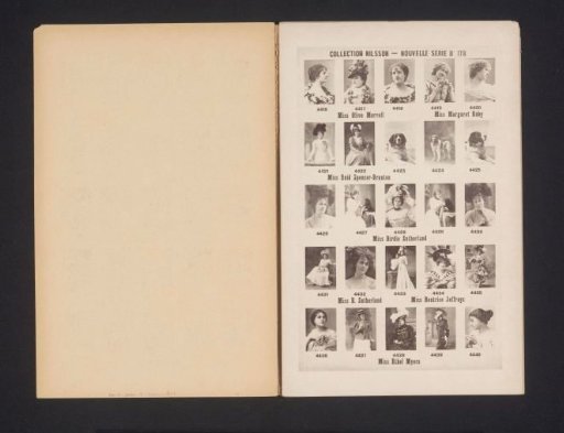 25 portraits of Olive Morrell, Margaret Ruby, Enid Spencer-Brunton, Birdie Sutherland, Beatrice Jeffreys and Ethel Myers