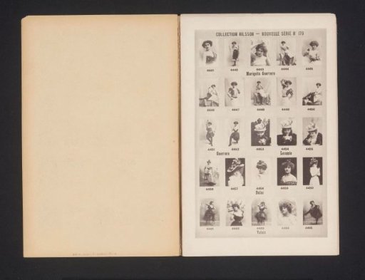 25 portraits of Mariquita Guerrero, Lecomte, Dulac and Valois