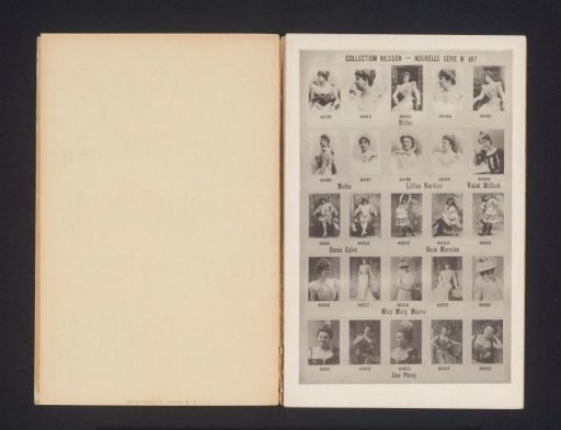 25 Portraits of Melba, Lillian Nordica, Violet Millard, Emma Calvé, Rosa Marston, Mary Moore and Jane Pierny