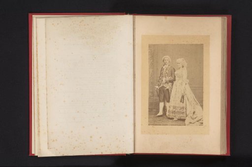 An unknown man and an unknown woman in eighteenth-century dress