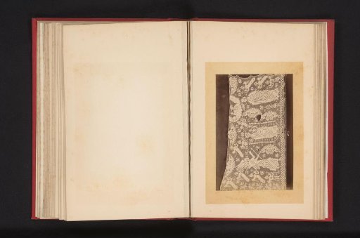 Textile with religious representation