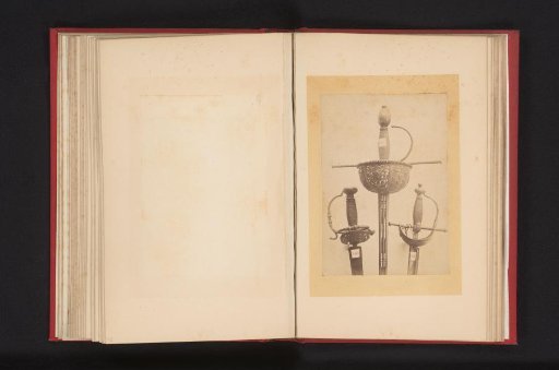 Three sabres, one from the sixteenth century and one from the eighteenth century