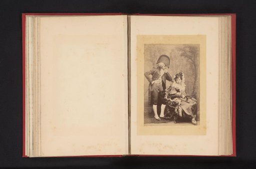 Unknown man and woman in dress of 1815