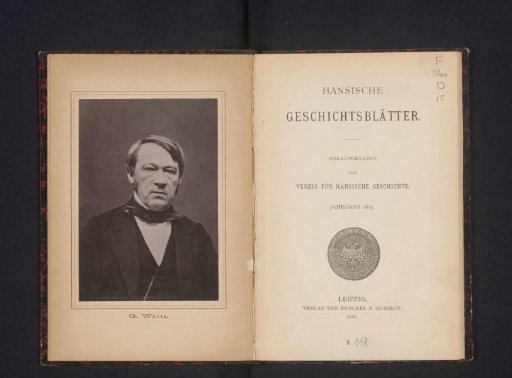 Portrait of Georg Waitz