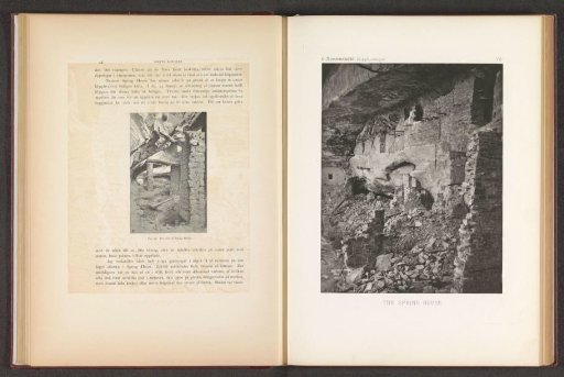 Cliff Dwelling Ruin Near Spring House in Mesa Verde National Park