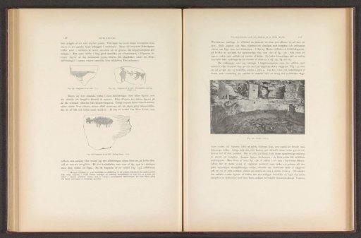 View of a ruin of a rock dwelling in Mesa Verde National Park