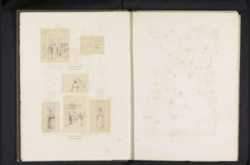 Six photographic reproductions of a publication by the Arundel Society with drawings by Fra Angelico