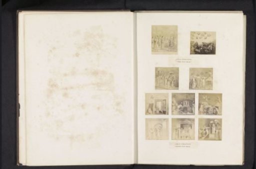 Ten photographic reproductions of a publication by the Arundel Society with paintings by Giotto
