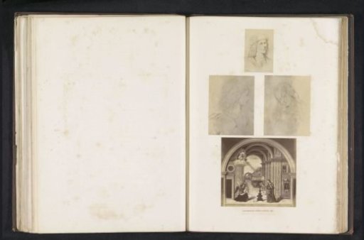 Six photographic reproductions of a publication by the Arundel Society with a painting by Pinturicchio
