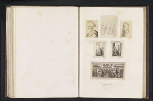 Six photographic reproductions of a publication by the Arundel Society with paintings by Francesco di Francia