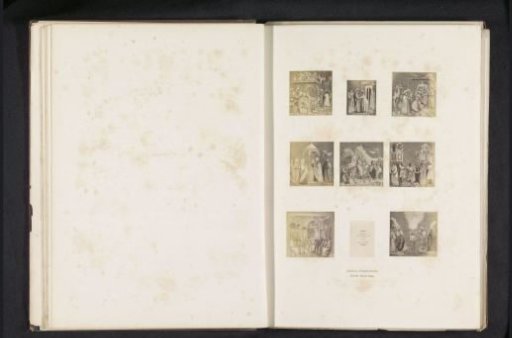 Nine photographic reproductions of a publication by the Arundel Society with prints after Giotto