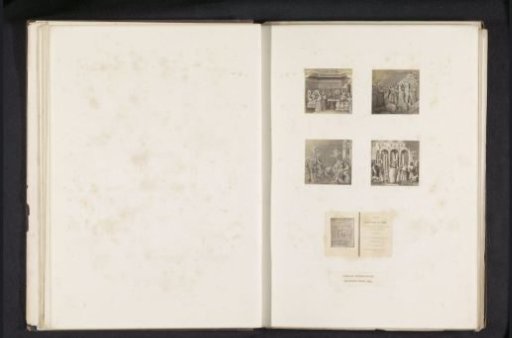 Five photographic reproductions of a publication by the Arundel Society with prints after Giotto and ivory reliefs