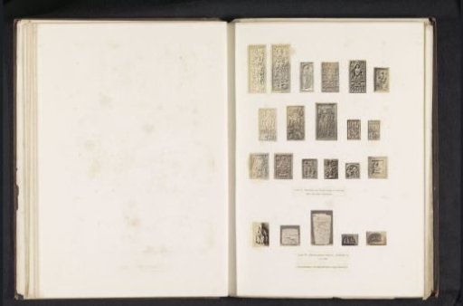 Twenty-two photographic reproductions of a publication by the Arundel Society with Christian ivory reliefs