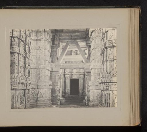 Decorated Pillars at the Great Sasbahu Temple