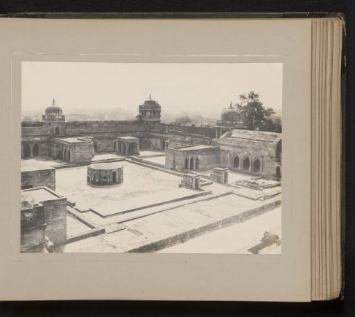 View of the Courtyard of the Gujari Mahal Palace