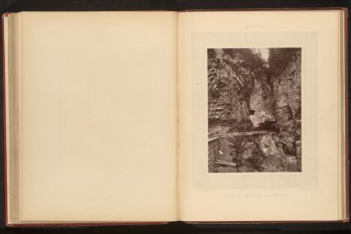 View of the Aareschlucht near Meiringen