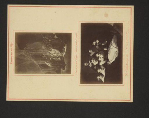 Photoreproductions of The Song of Simeon by Rembrandt van Rijn and of The Anatomy Lesson of Dr. Nicolaes Tulp by Rembrandt van Rijn