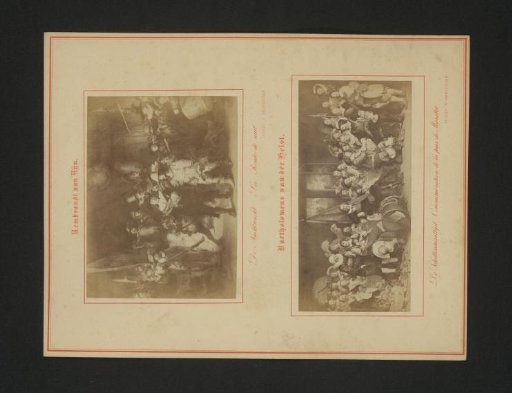 Photoreproductions of The Night Watch by Rembrandt van Rijn and of The Banquet of the Civic Guard Celebrating the Peace of Münster by Bartholomeus van der Helst