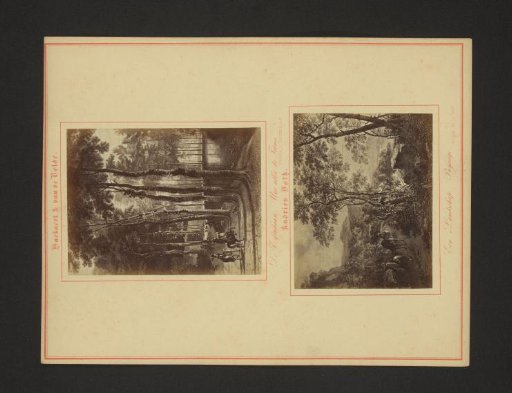 Photoreproductions of The Birch Avenue by Jan Hackaert and of Italian Landscape by Andries Both